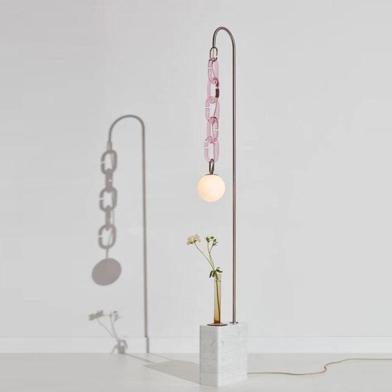 Household Metal Living Room Pendant Chain Floor Lamp - Pacisia