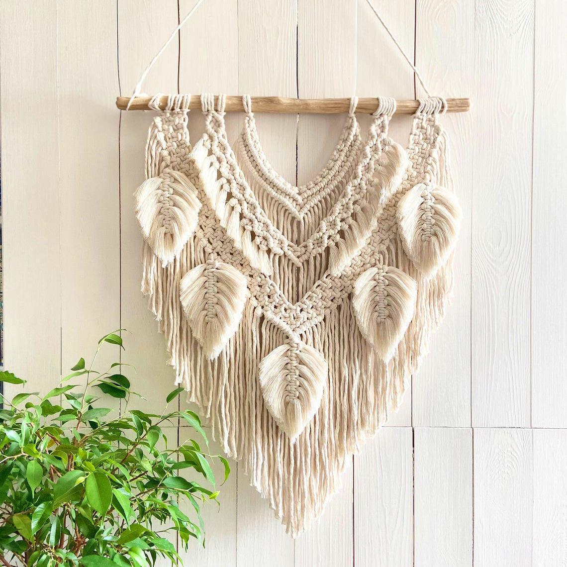 Household Nordic Tassel Tapestry Hand-woven - Pacisia