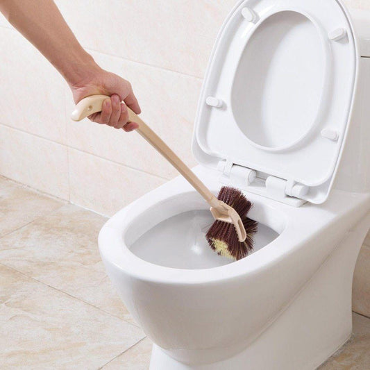 Imitation Wood Long Handle Toilet Brush - Pacisia