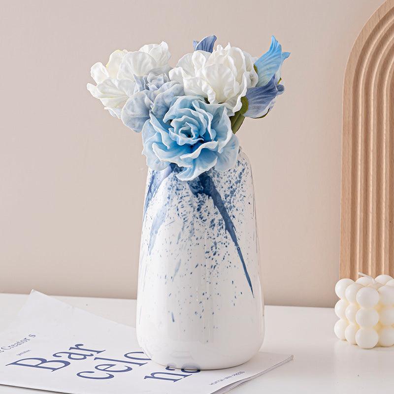 Ink Splashing Ceramic Vase Living Room Decoration Ornaments - Pacisia