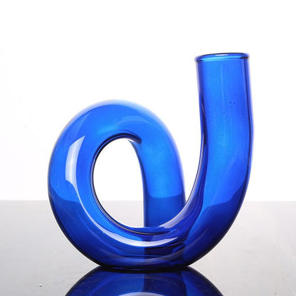 Irregular Creative Strange Shape Glass Vase Living Room Art Decoration - Pacisia