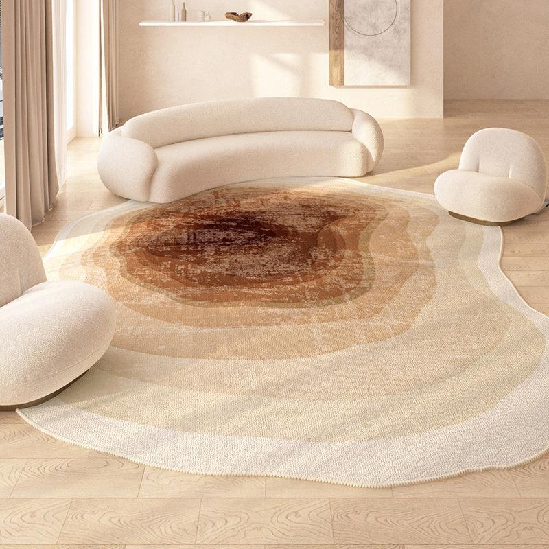 Irregular Shaped Living Room Carpet - Pacisia