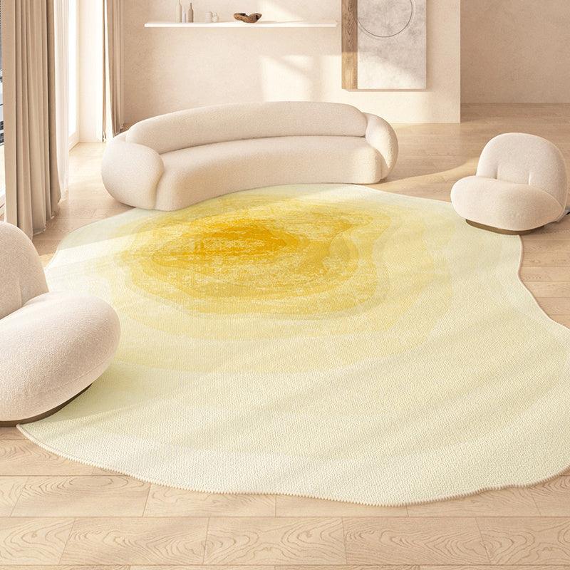 Irregular Shaped Living Room Carpet - Pacisia