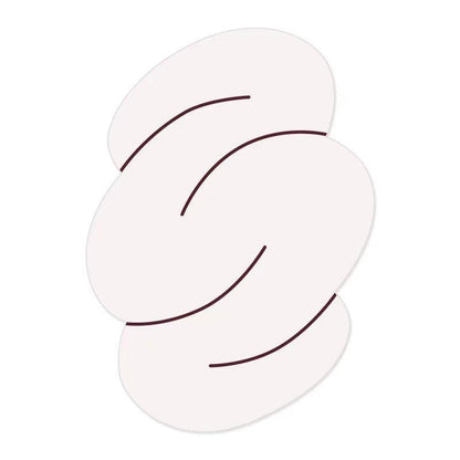 Japanese Cashmere Carpet Cream Line Cloud Simple - Pacisia