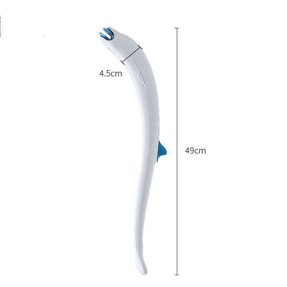 Japanese Style Dolphin Toilet Brush Comes With Cleaner - Pacisia