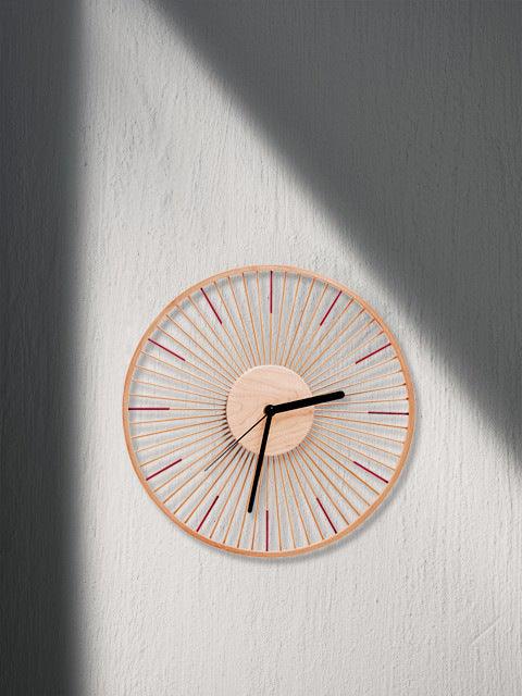 Japanese Style Wall Clock Solid Wood Clock Clock Living Room - Pacisia