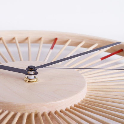 Japanese Style Wall Clock Solid Wood Clock Clock Living Room - Pacisia