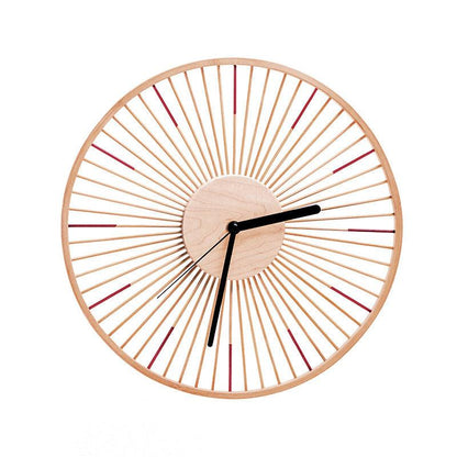 Japanese Style Wall Clock Solid Wood Clock Clock Living Room - Pacisia