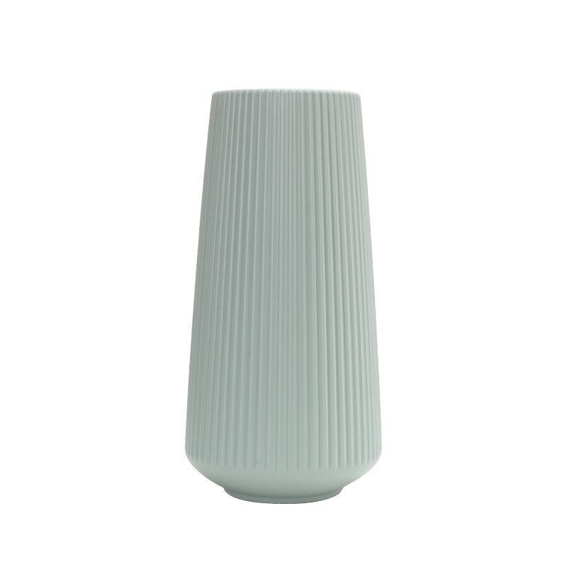 Large Simple Plastic Vase Dry And Wet Flower Arrangement Container - Pacisia