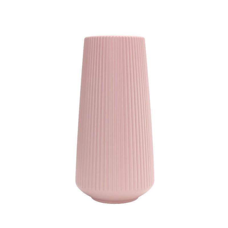 Large Simple Plastic Vase Dry And Wet Flower Arrangement Container - Pacisia
