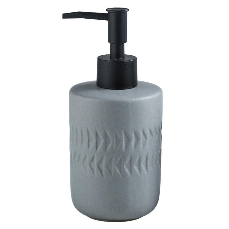 Light Luxury Ceramic Hand Sanitizer Shower Gel Shampoo Press Bottle - Pacisia