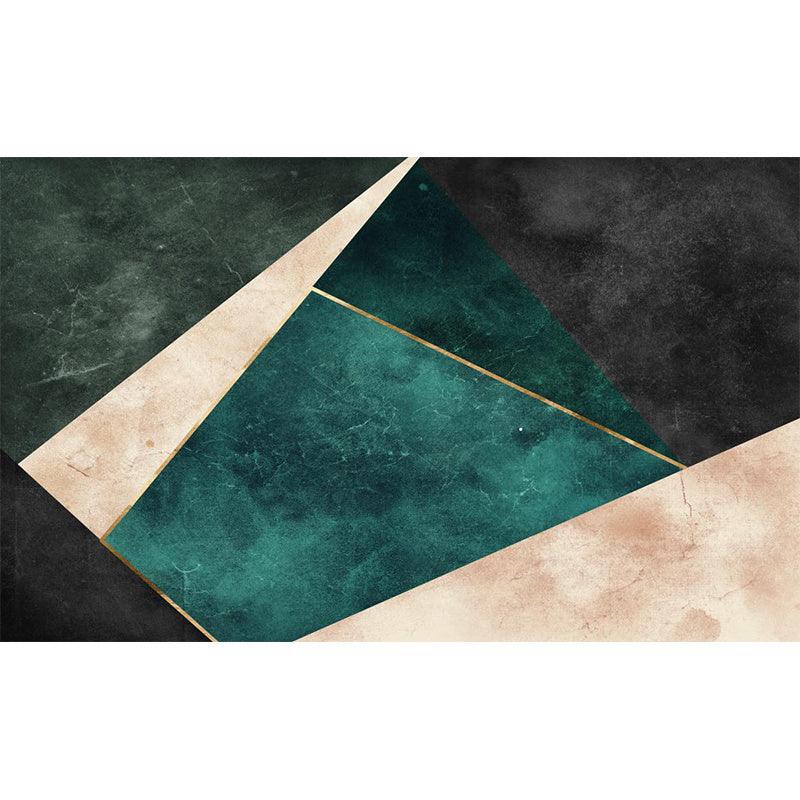 Light Luxury Green Living Room Carpet Nordic Modern Geometry - Pacisia