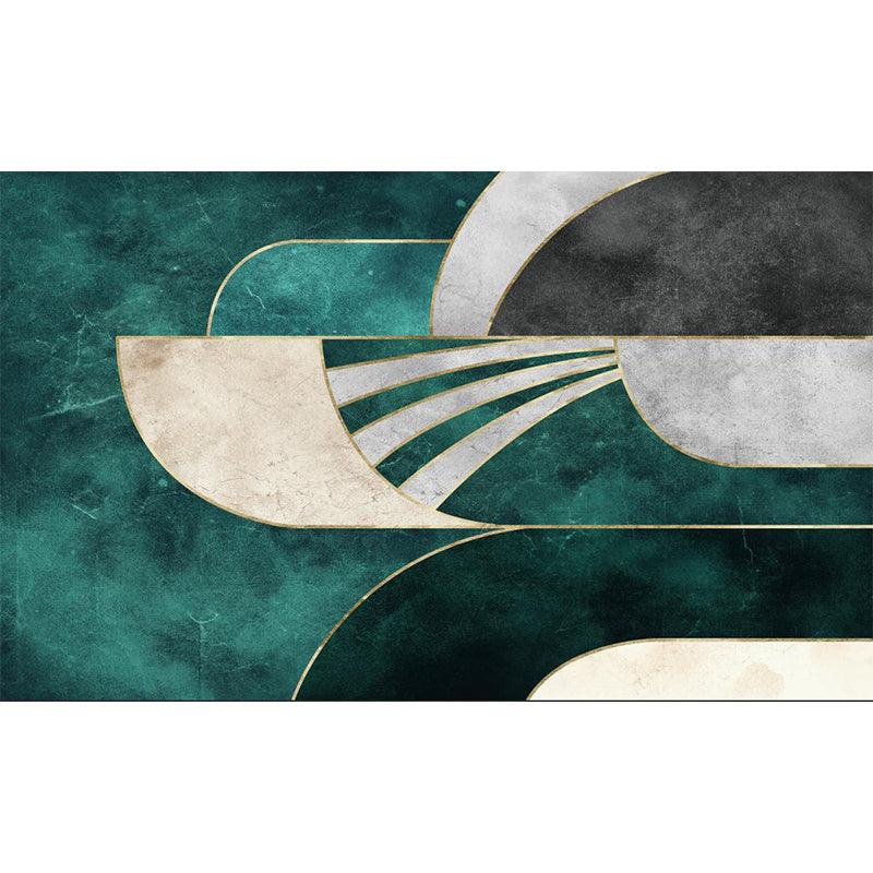 Light Luxury Green Living Room Carpet Nordic Modern Geometry - Pacisia