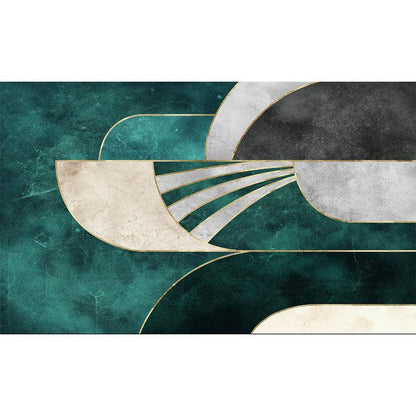 Light Luxury Green Living Room Carpet Nordic Modern Geometry - Pacisia
