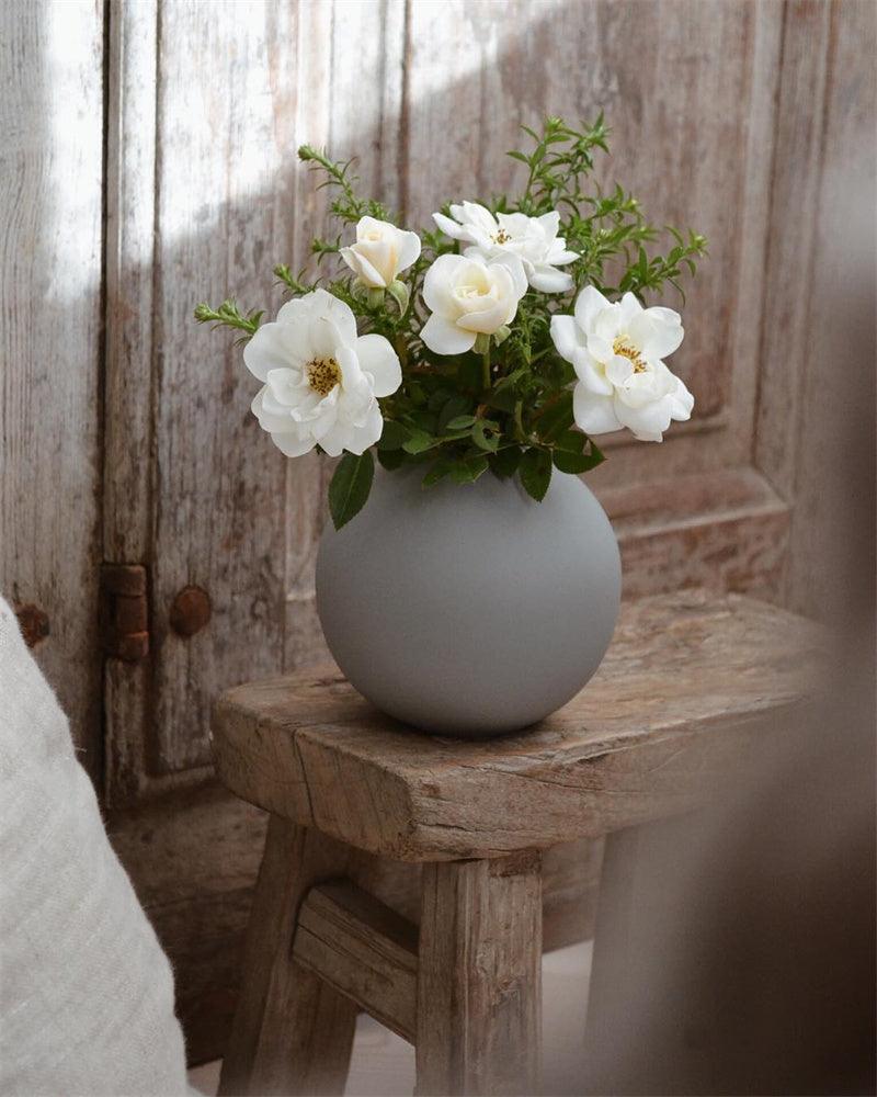 Light Luxury Round Ceramic Living Room Tabletop Vase Decoration Ornaments - Pacisia