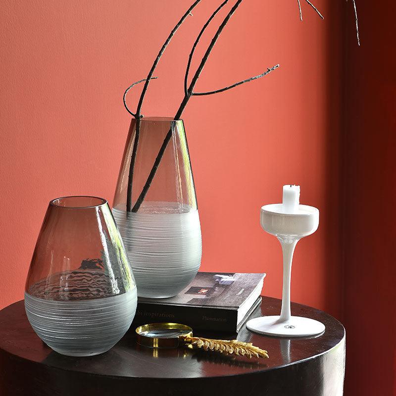 Lily Rose Water Drop Vase Living Room Flower Arrangement Decoration - Pacisia