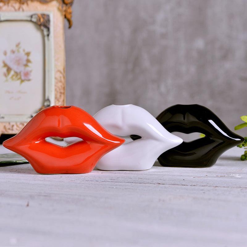 Lip ceramic vase - Pacisia