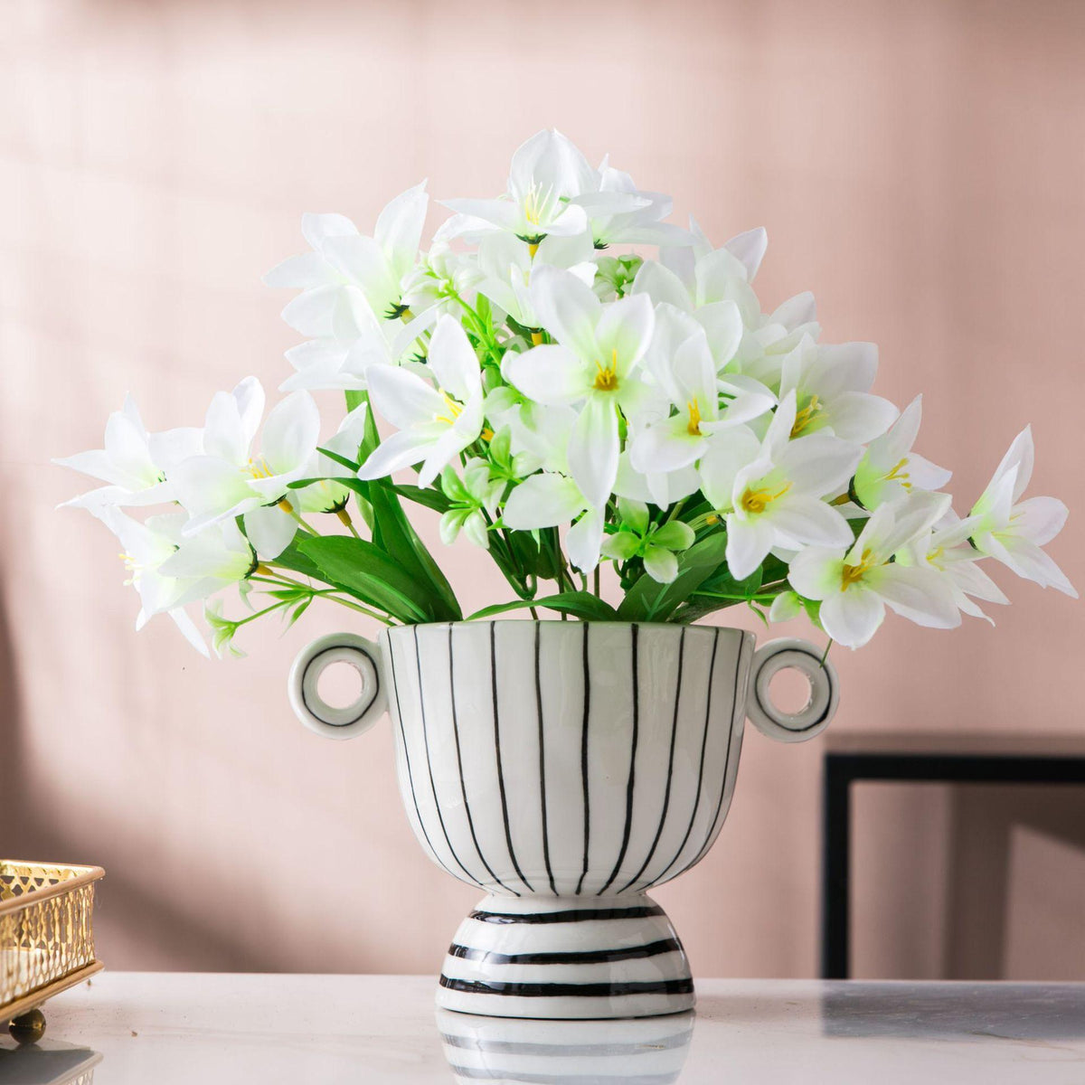 Living Room Bedroom Minimalist Bright Lines Vase - Pacisia