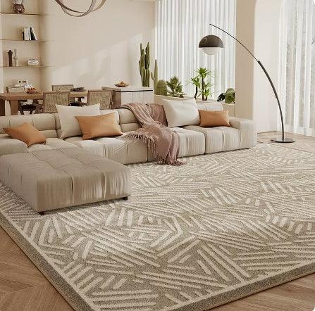 Living Room Carpet Checkerboard Bedroom Floor Cushion Sofa Coffee Table Blanket Dirt Resistant - Pacisia