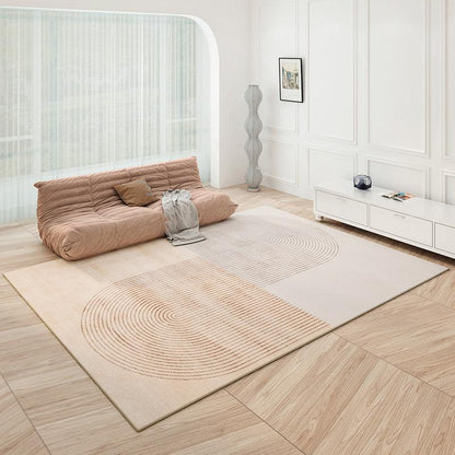 Living Room Coffee Table Mat, Light Luxury Household Simple Cream Style Carpet - Pacisia