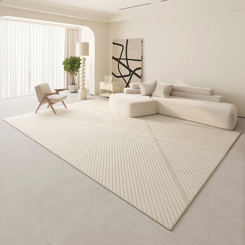 Living Room Coffee Table Mat, Light Luxury Household Simple Cream Style Carpet - Pacisia