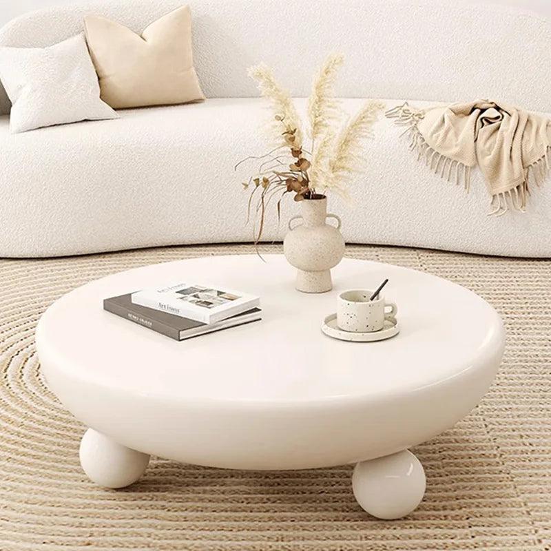 Living Room Coffee Tables Luxury Modern Design Nordic Minimalist Coffee Tables Round Wood Tavolino Da Salotto Home Furniture - Pacisia