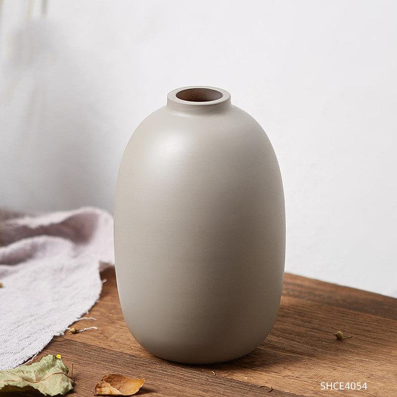 Living Room Dried Flower Flower Arrangement Ceramic Vase - Pacisia