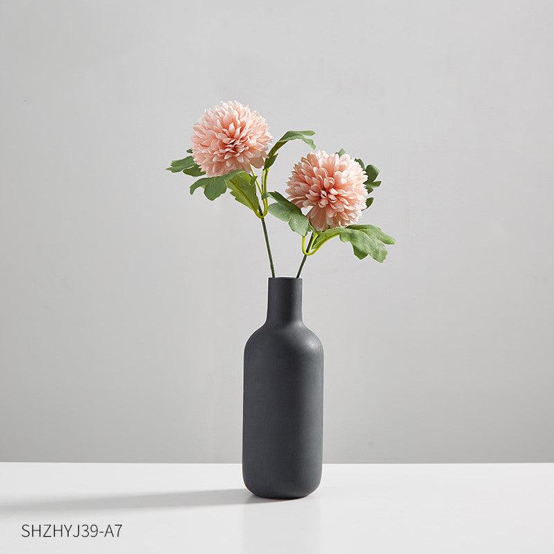 Living Room Dried Flower Flower Arrangement Ceramic Vase - Pacisia