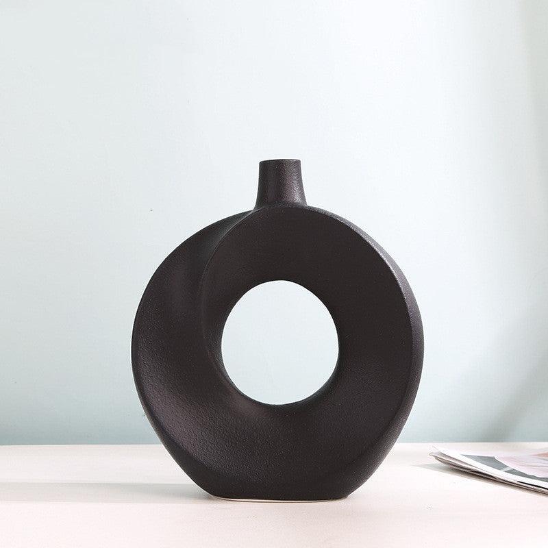 Living Room Flower Arrangement Luxury Creative Ceramic Vase - Pacisia