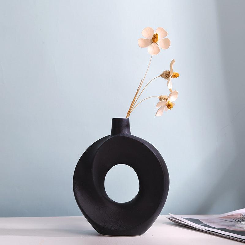 Living Room Flower Arrangement Luxury Creative Ceramic Vase - Pacisia