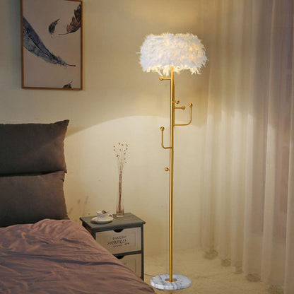 Living Room Hanger Decoration Feather Floor Lamp - Pacisia