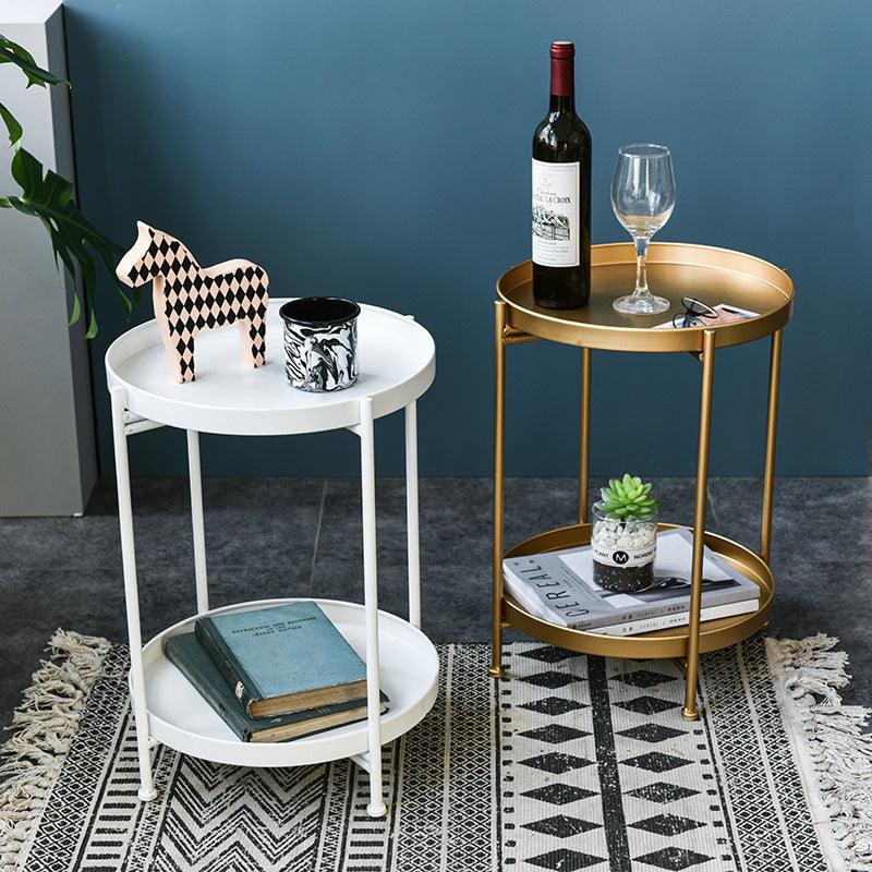 Living Room Wrought Iron Sofa Side Table - Pacisia