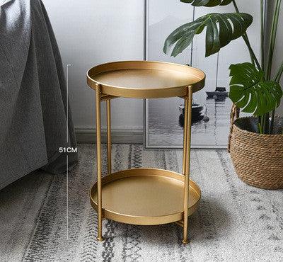 Living Room Wrought Iron Sofa Side Table - Pacisia