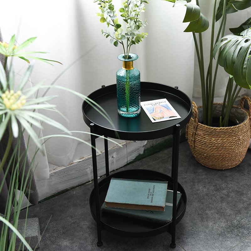 Living Room Wrought Iron Sofa Side Table - Pacisia