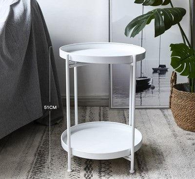 Living Room Wrought Iron Sofa Side Table - Pacisia