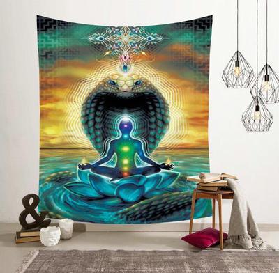 Lotus meditating tapestry - Pacisia