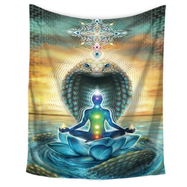 Lotus meditating tapestry - Pacisia