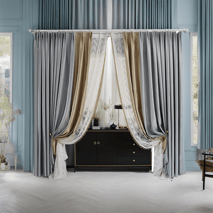 Light Luxury High-end Modern Minimalist Blackout Living Room Bedroom Environmental Protection Curtain - Pacisia
