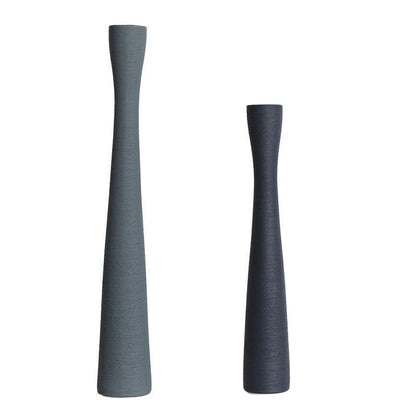 Luxurious Retro Slender Vase Flower Arrangement Longke Ceramics Large Size - Pacisia