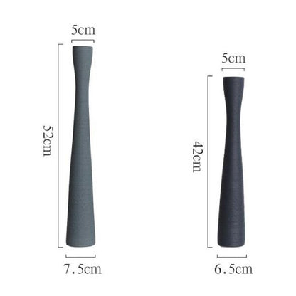Luxurious Retro Slender Vase Flower Arrangement Longke Ceramics Large Size - Pacisia