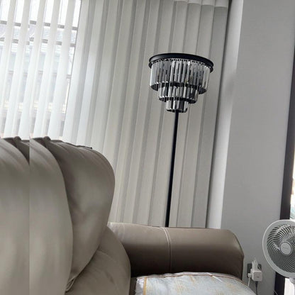 Luxury Crystal Floor Lamp Retro Simple Creative - Pacisia
