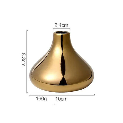 Luxury Plated Gold Vase - Pacisia