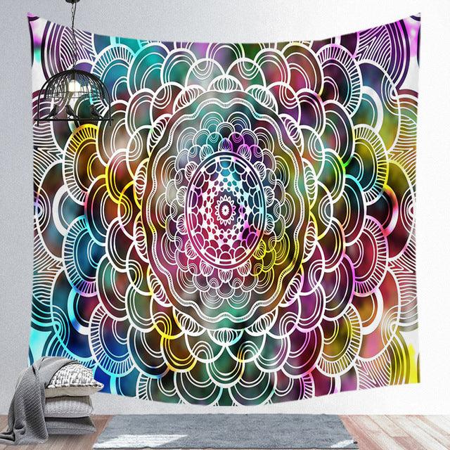Mandala background tapestry - Pacisia