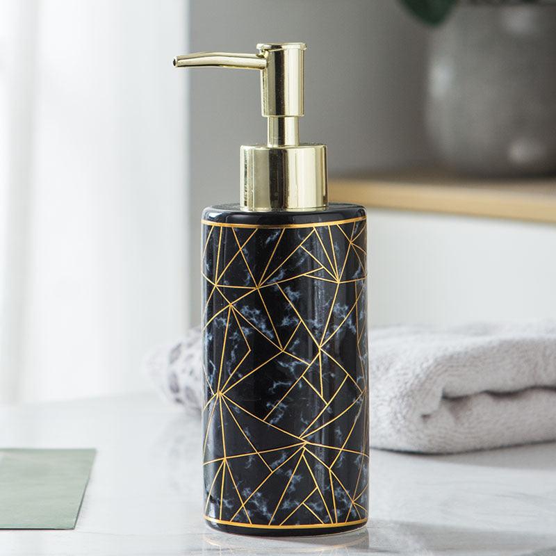 Marble Ceramic Lotion Shampoo Bottle Bathroom Accessories - Pacisia