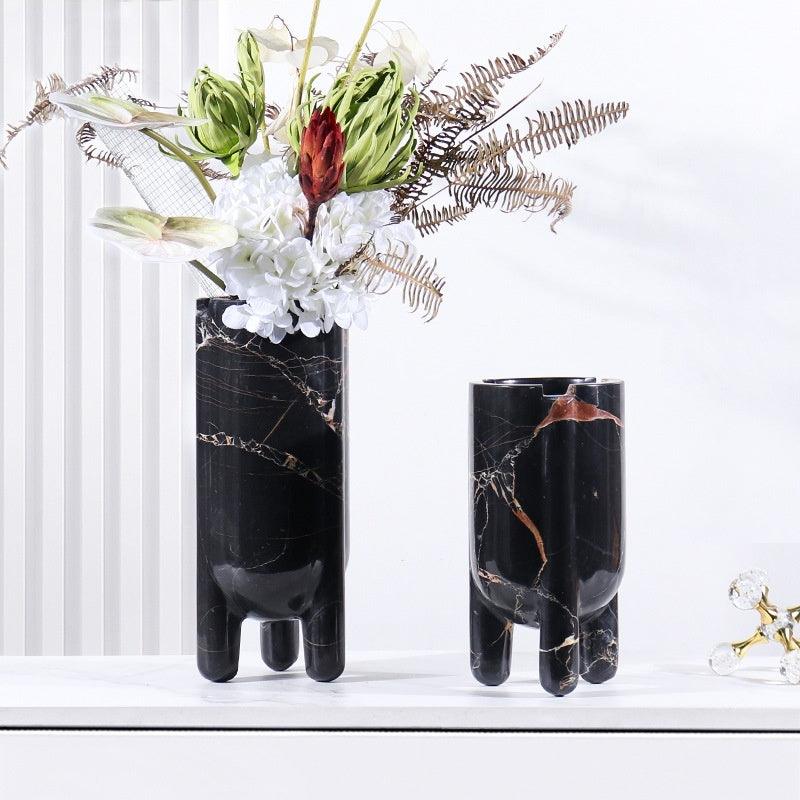 Marble Hydroponic Green Plant Soft Home Decoration Decorative Vase - Pacisia