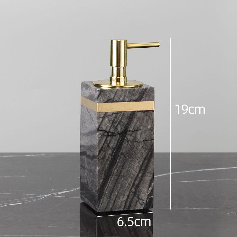 Marble Light Luxury Bathroom Wash Set Simple Five-piece Set - Pacisia