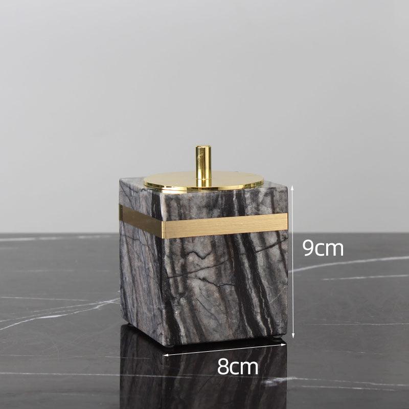 Marble Light Luxury Bathroom Wash Set Simple Five-piece Set - Pacisia
