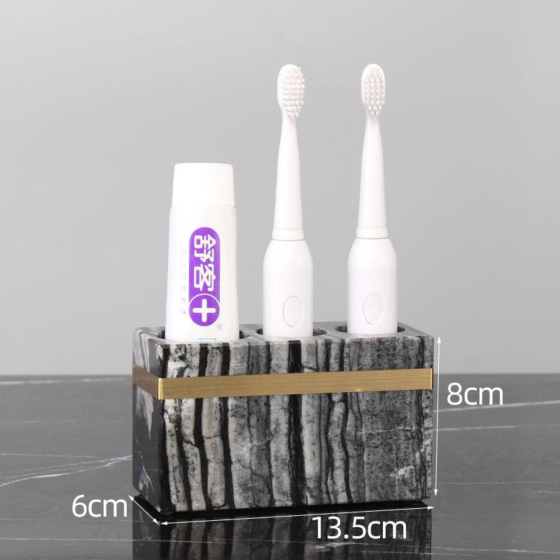 Marble Light Luxury Bathroom Wash Set Simple Five-piece Set - Pacisia