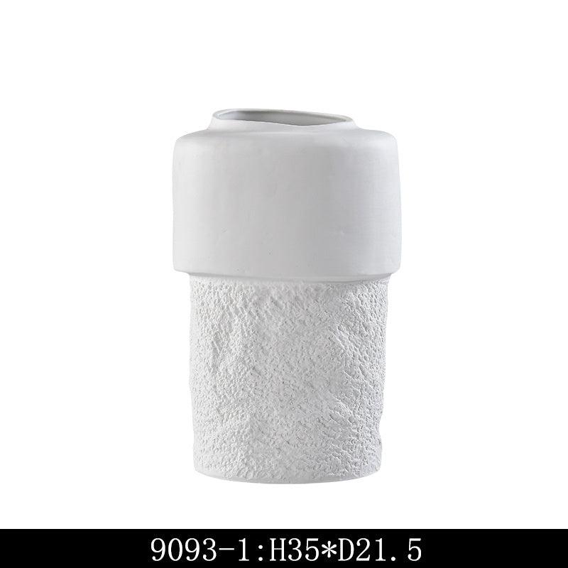Matte Ceramic Flower Special-shaped Dry Vase Decoration - Pacisia