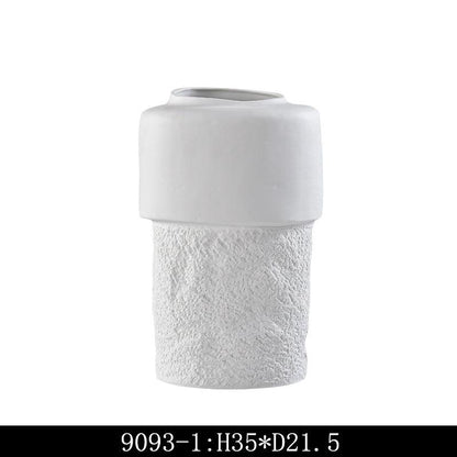 Matte Ceramic Flower Special-shaped Dry Vase Decoration - Pacisia